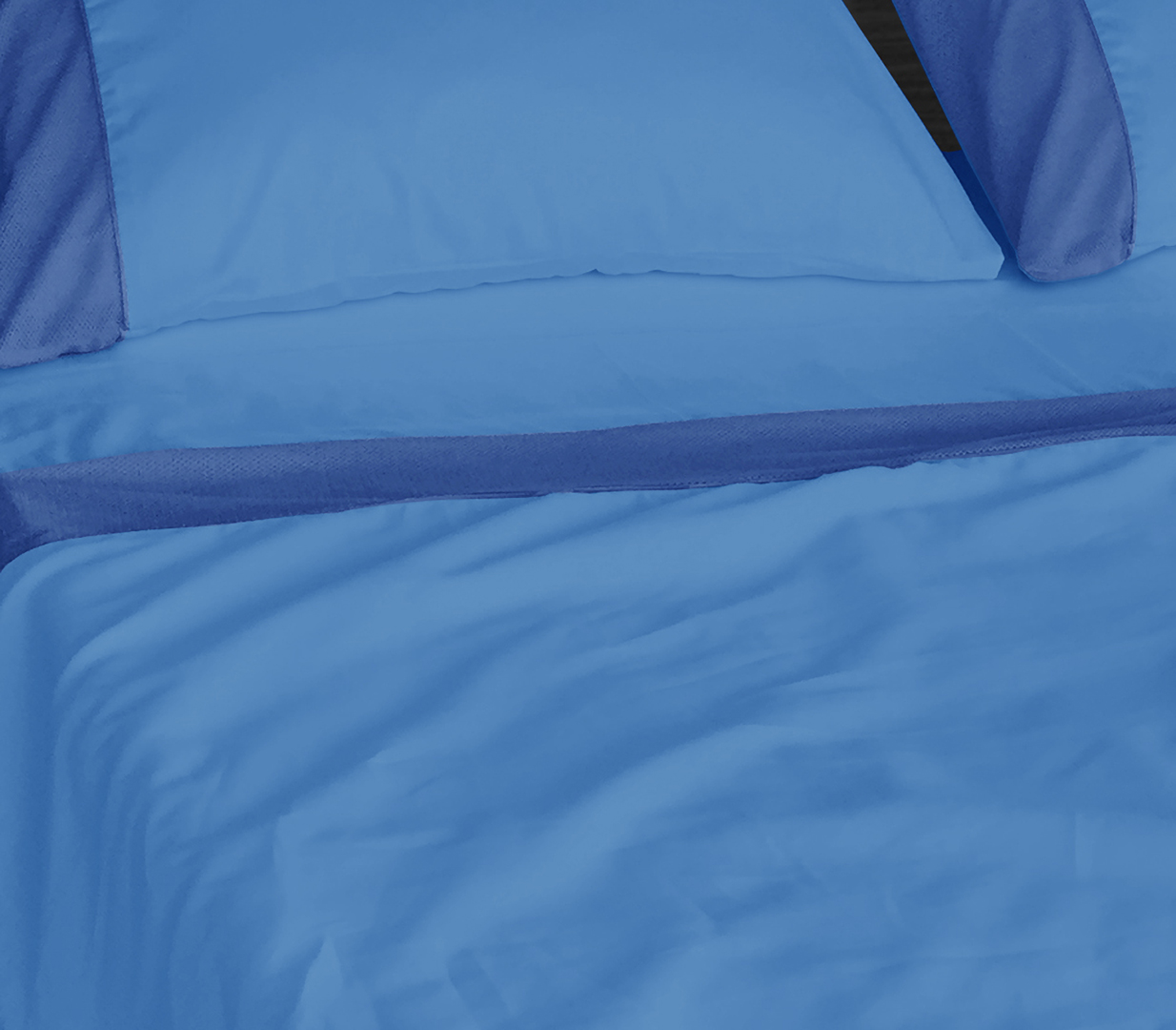 Пододеяльник полуторный Sonex Aero Blue Sapphire 145x210 (SO102270) - Фото 1