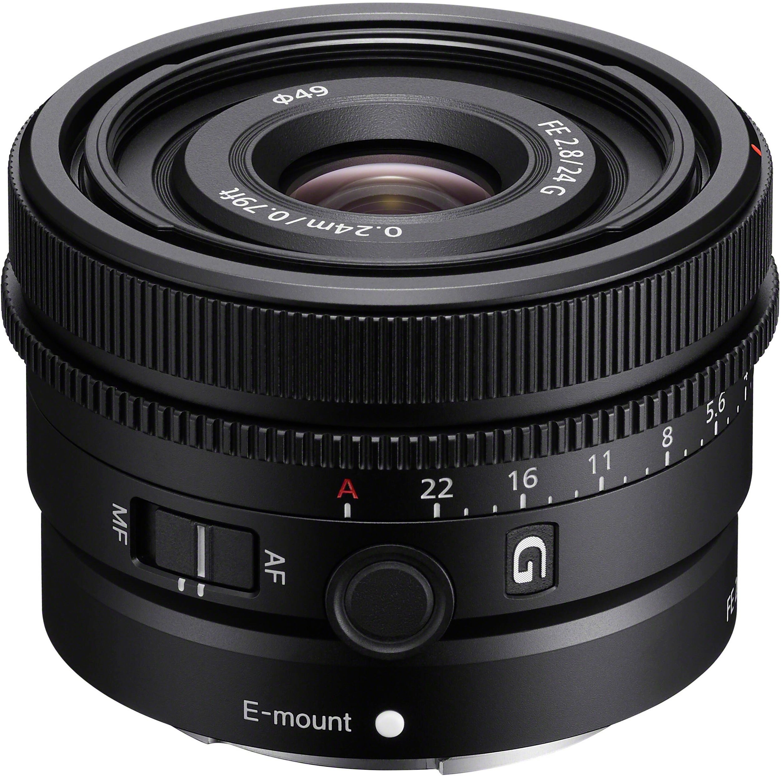 Об'єктив до фотокамери Sony 24mm f/2.8 G for NEX (SEL24F28G.SYX) - Фото 1