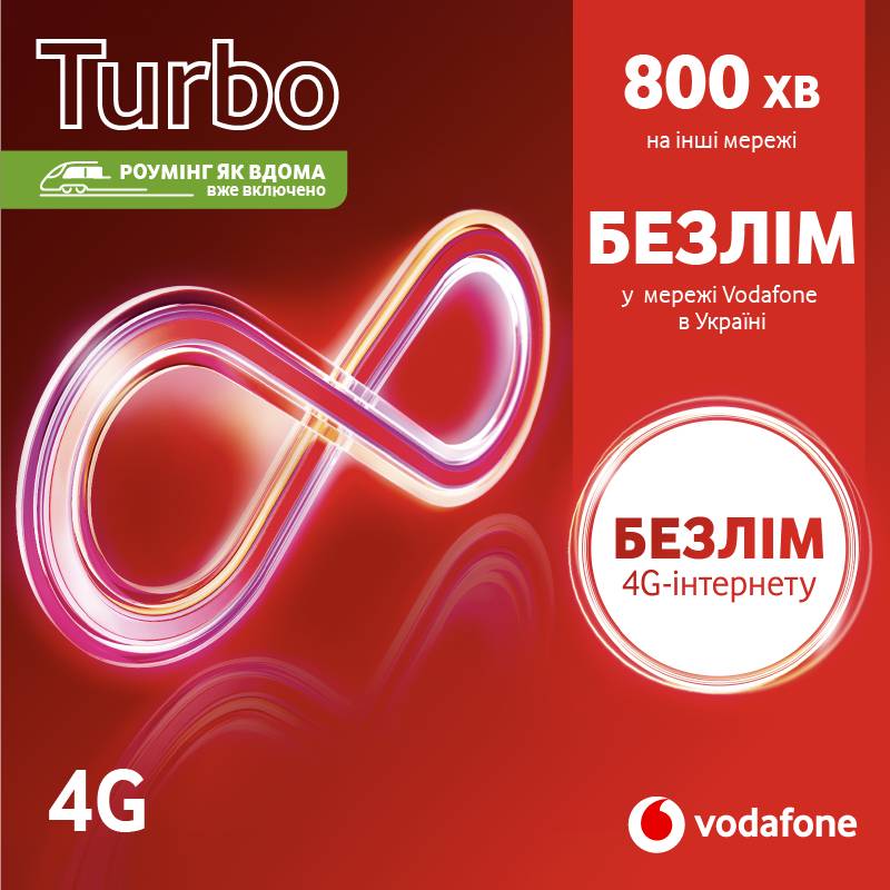 Стартовый пакет Vodafone TURBO - Фото 1
