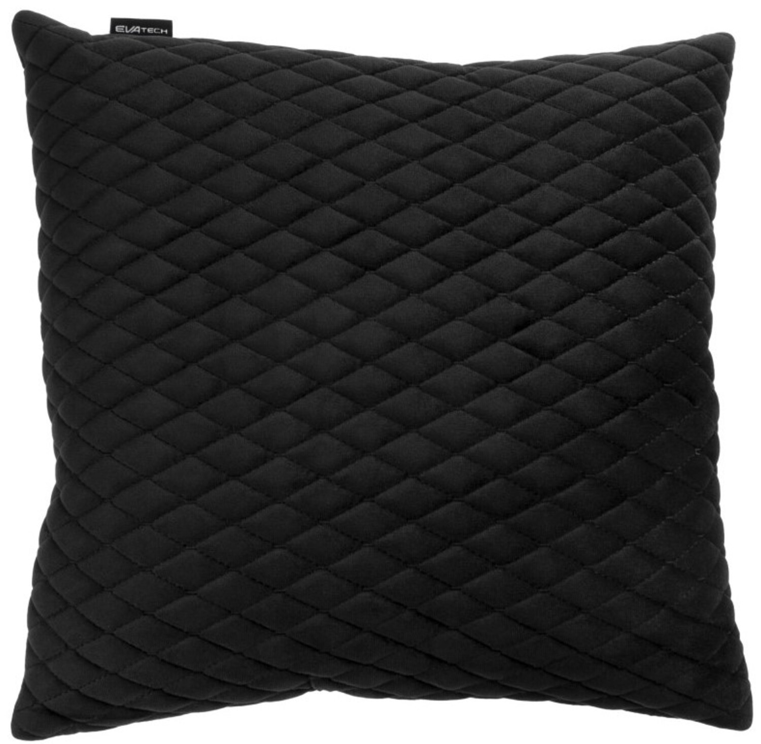 Купити Автомобільна подушка EVAtech з алькантари 40x40 см чорна з чорною ниткою, малий ромб SPBALMRBB - Фото 1 Автомобільна подушка EVAtech з алькантари 40x40 см чорна з чорною ниткою, малий ромб SPBALMRBB - Фото 1