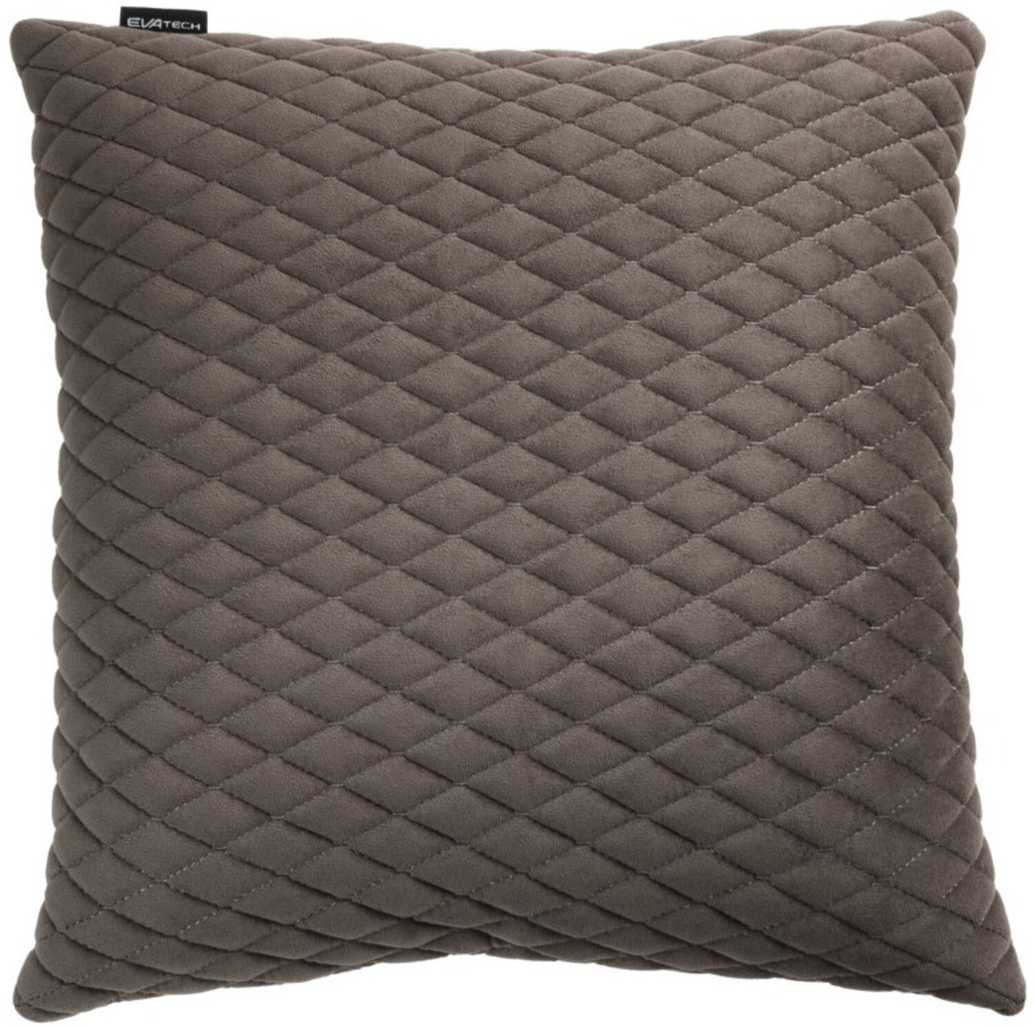Купити Автомобільна подушка EVAtech з алькантари 40x40 см сіра з сірою ниткою, малий ромб SPBALMRGG - Фото 1 Автомобільна подушка EVAtech з алькантари 40x40 см сіра з сірою ниткою, малий ромб SPBALMRGG - Фото 1