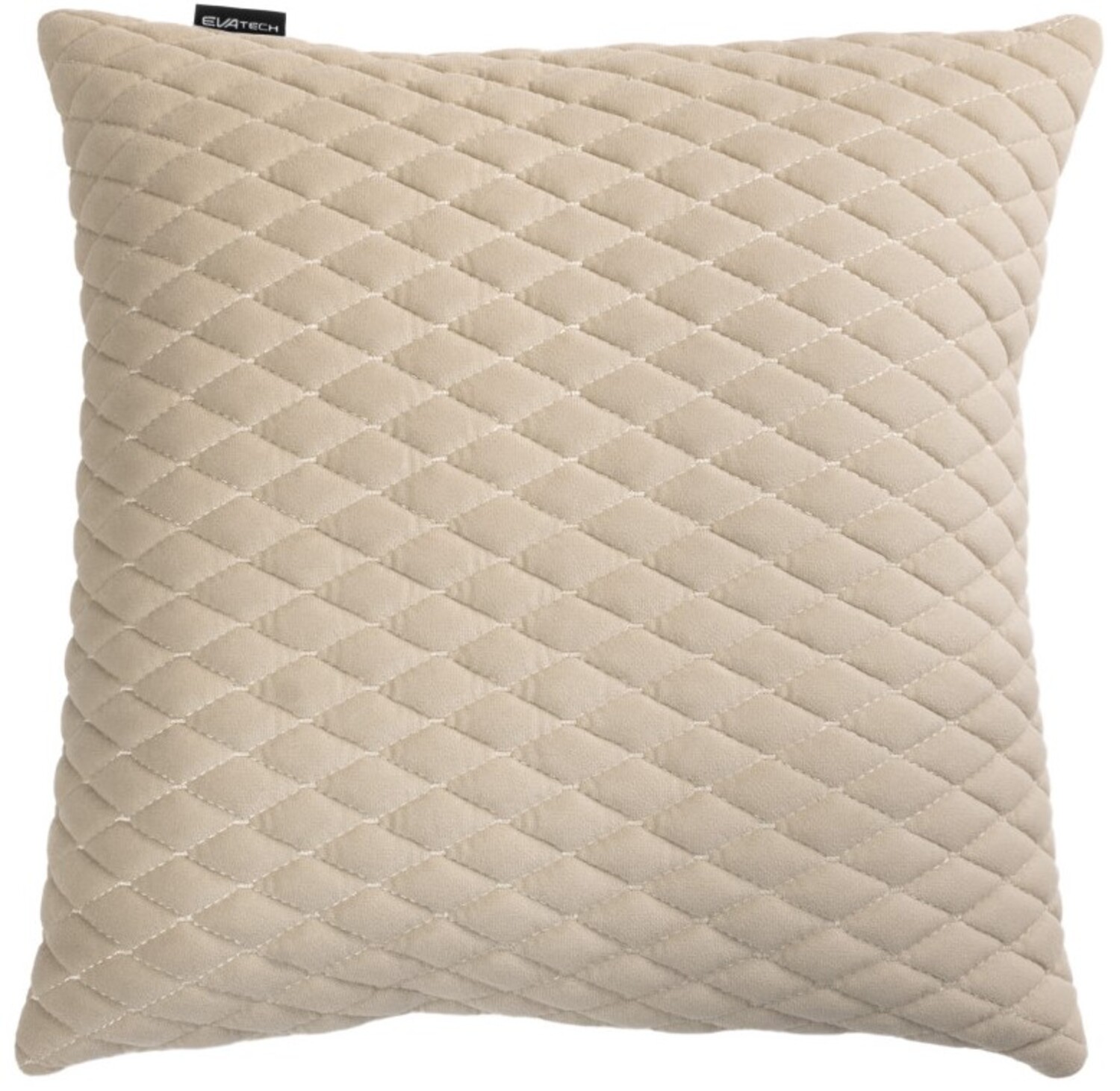 Купити Автомобільна подушка EVAtech з алькантари 40x40 см бежева з бежевою ниткою, малий ромб SPBALMRII - Фото 1 Автомобільна подушка EVAtech з алькантари 40x40 см бежева з бежевою ниткою, малий ромб SPBALMRII - Фото 1
