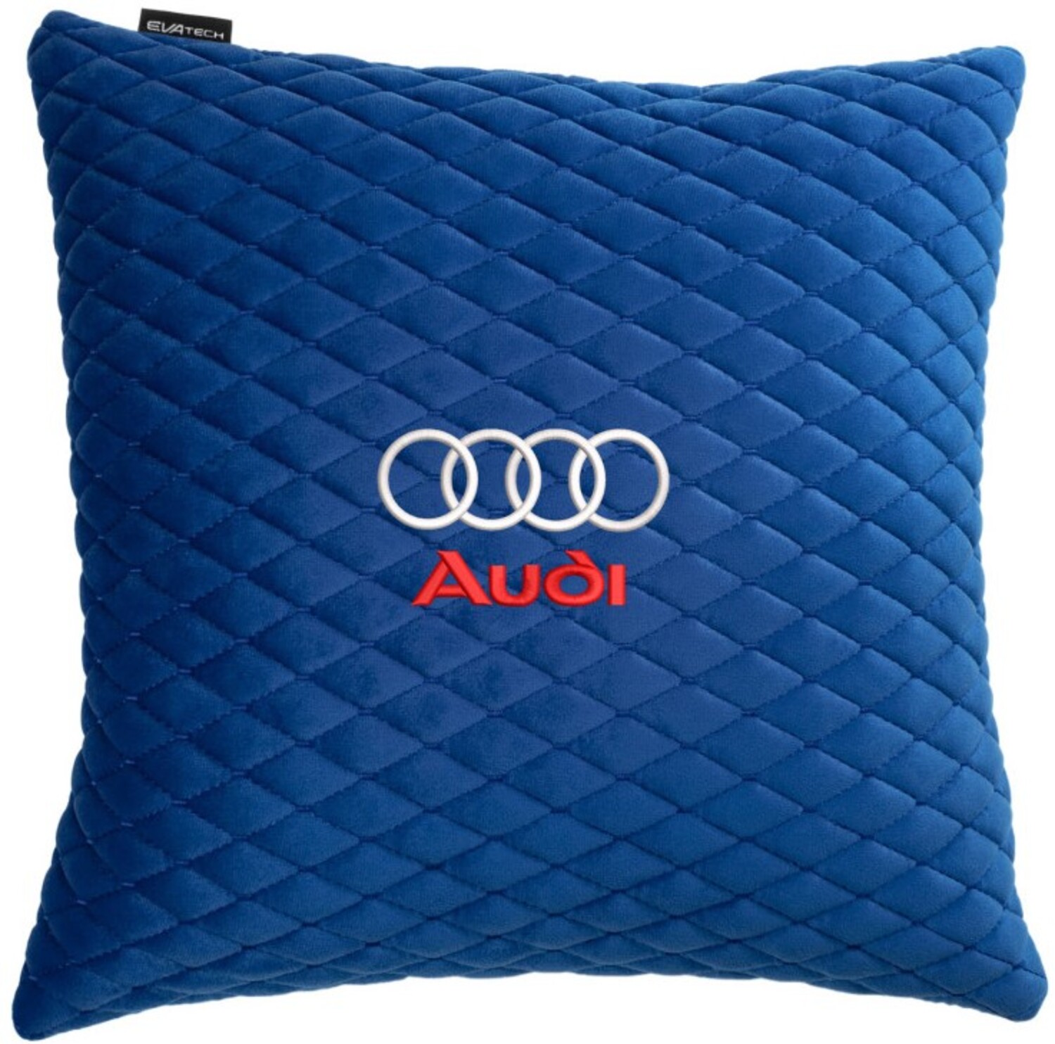 Купити Автомобільна подушка EVAtech з алькантари 40x40 см Audi блакитна з блакитною ниткою, малий ромб SPBALMRLLV003 - Фото 1 Автомобільна подушка EVAtech з алькантари 40x40 см Audi блакитна з блакитною ниткою, малий ромб SPBALMRLLV003 - Фото 1