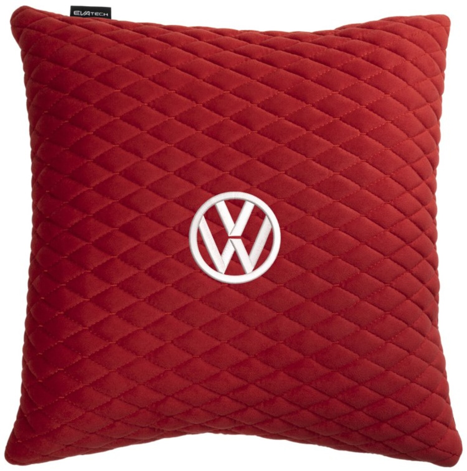 Купити Автомобільна подушка EVAtech Volkswagen червона з червоною ниткою, малий ромб SPBALMRRRV032 - Фото 1 Автомобільна подушка EVAtech Volkswagen червона з червоною ниткою, малий ромб SPBALMRRRV032 - Фото 1