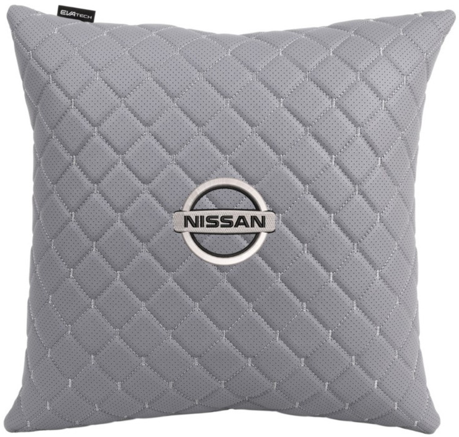 Купити Автомобільна подушка EVAtech ECO Nissan сіра з сірою ниткою SPBCSGGV021 - Фото 1 Автомобільна подушка EVAtech ECO Nissan сіра з сірою ниткою SPBCSGGV021 - Фото 1