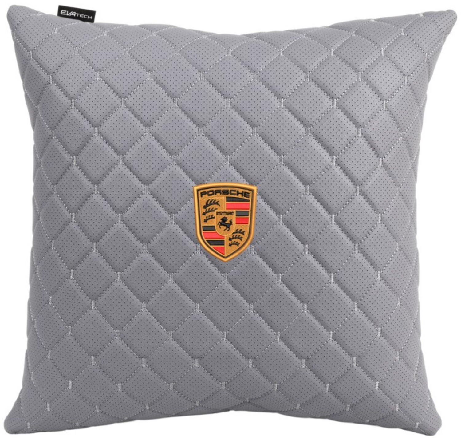 Купити Автомобільна подушка EVAtech ECO Porsche сіра з сірою ниткою SPBCSGGV024 - Фото 1 Автомобільна подушка EVAtech ECO Porsche сіра з сірою ниткою SPBCSGGV024 - Фото 1