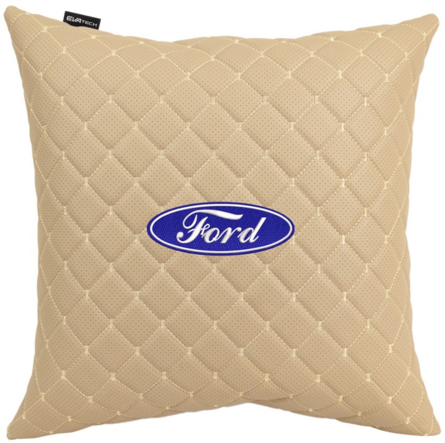 Купити Автомобільна подушка EVAtech ECO 40x40 см Ford бежева (SPBCSIIV010) - Фото 1 Автомобільна подушка EVAtech ECO 40x40 см Ford бежева (SPBCSIIV010) - Фото 1