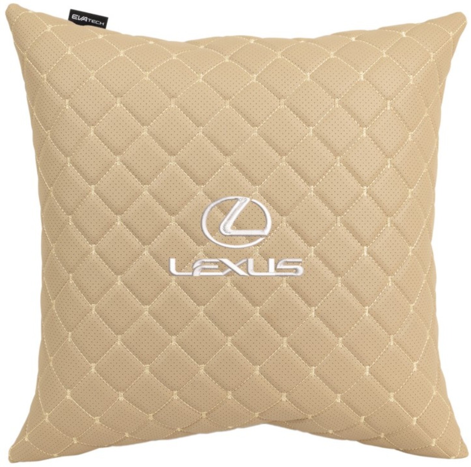 Купити Автомобільна подушка EVAtech ECO 40x40 см Lexus бежева (SPBCSIIV035) - Фото 1 Автомобільна подушка EVAtech ECO 40x40 см Lexus бежева (SPBCSIIV035) - Фото 1