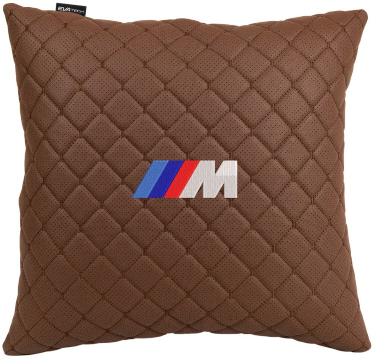 Купити Автомобільна подушка EVAtech ECO 40x40 см BMW M коричнева (SPBCSZZV006) - Фото 1 Автомобільна подушка EVAtech ECO 40x40 см BMW M коричнева (SPBCSZZV006) - Фото 1