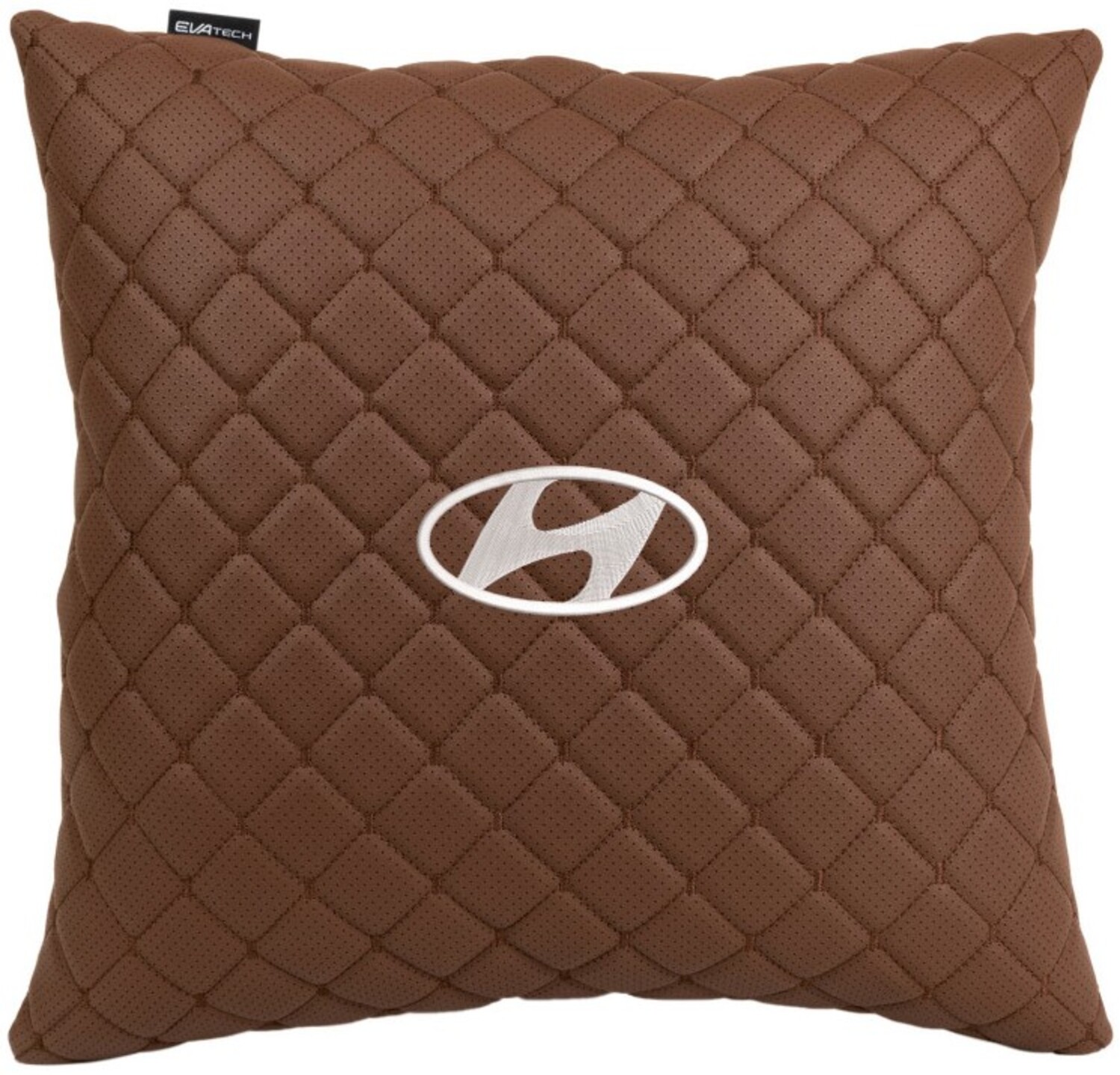 Купити Автомобільна подушка EVAtech ECO 40x40 см Hyundai коричнева (SPBCSZZV012) - Фото 1 Автомобільна подушка EVAtech ECO 40x40 см Hyundai коричнева (SPBCSZZV012) - Фото 1