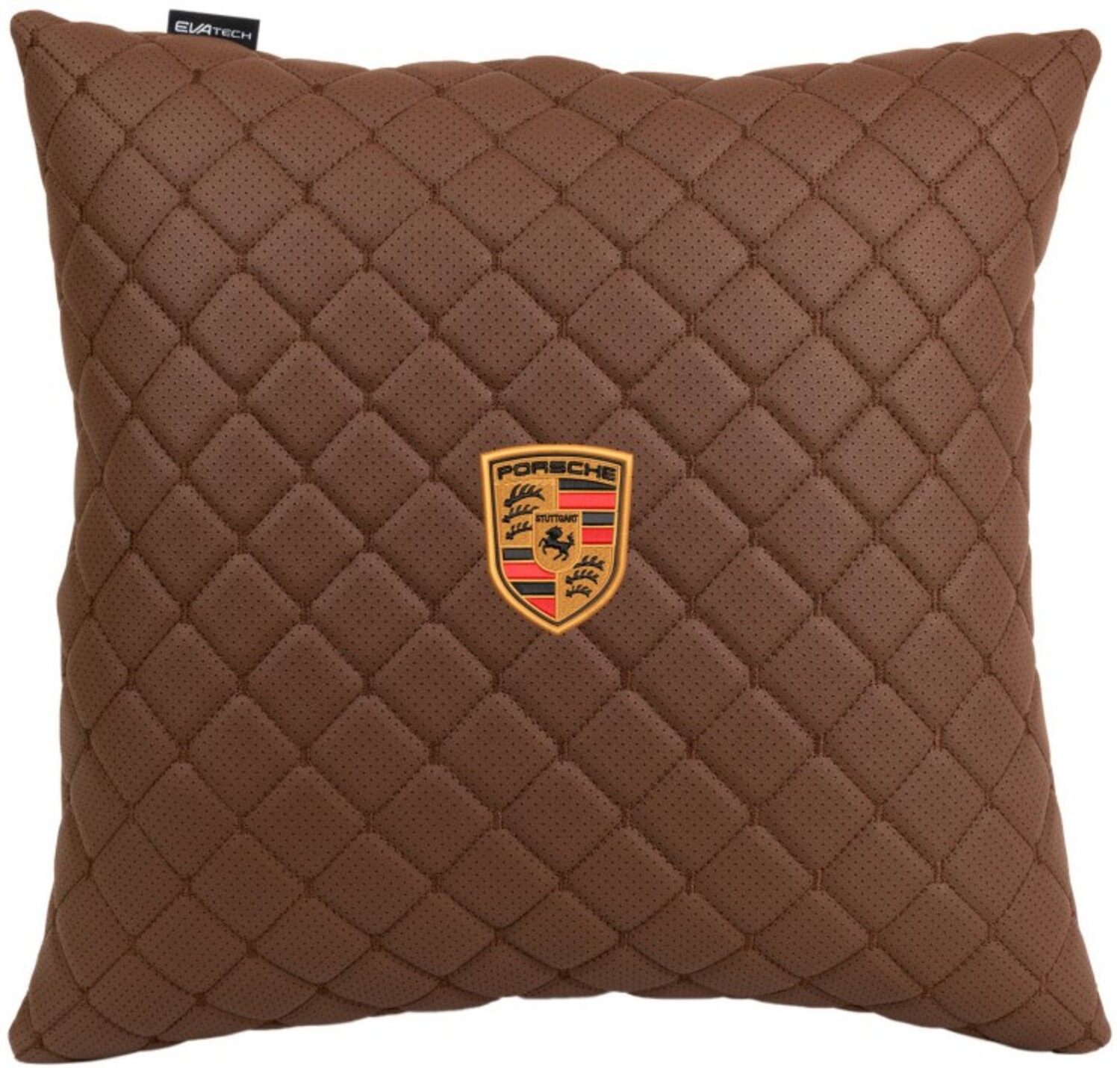 Купити Автомобільна подушка EVAtech ECO 40x40 см Porsche коричнева (SPBCSZZV024) - Фото 1 Автомобільна подушка EVAtech ECO 40x40 см Porsche коричнева (SPBCSZZV024) - Фото 1