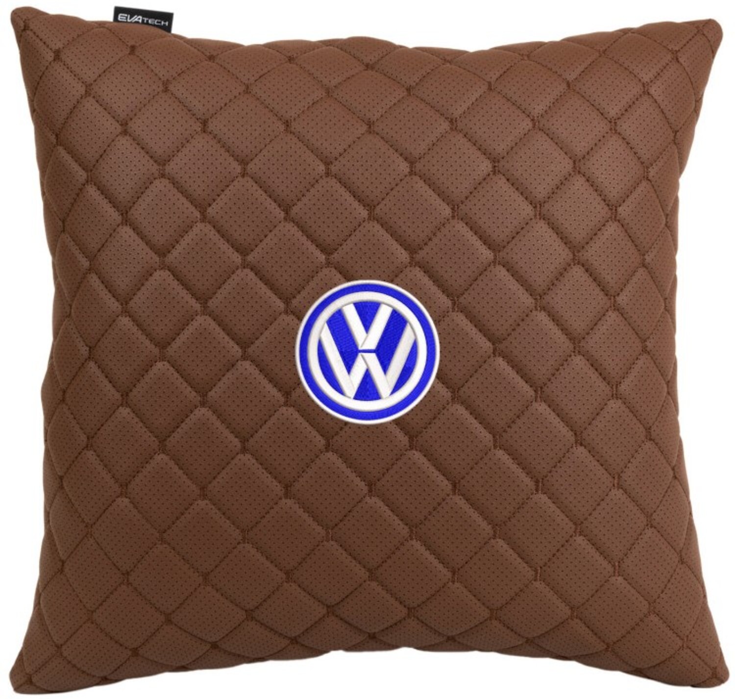 Купити Автомобільна подушка EVAtech ECO 40x40 см Volkswagen коричнева (SPBCSZZV033) - Фото 1 Автомобільна подушка EVAtech ECO 40x40 см Volkswagen коричнева (SPBCSZZV033) - Фото 1