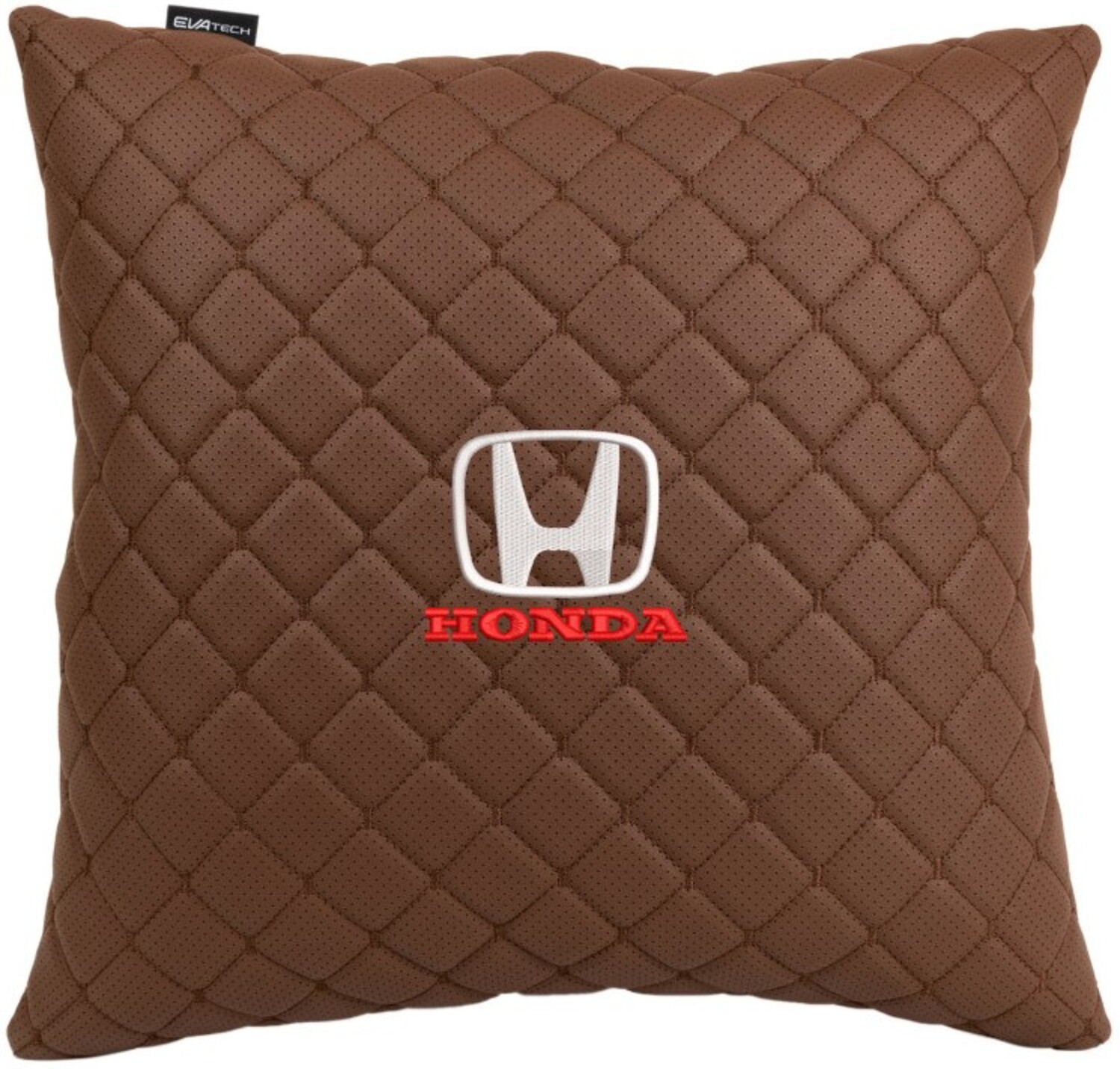 Купити Автомобільна подушка EVAtech ECO 40x40 см Honda коричнева (SPBCSZZV060) - Фото 1 Автомобільна подушка EVAtech ECO 40x40 см Honda коричнева (SPBCSZZV060) - Фото 1