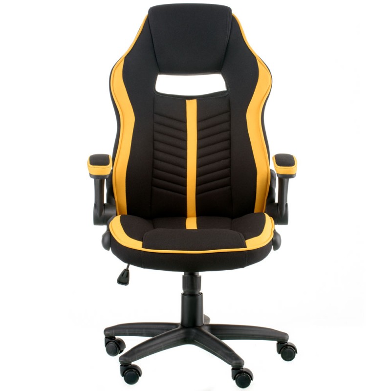 Кресло для геймеров Special4You Prime Black/Yellow (E5548) - Фото 1