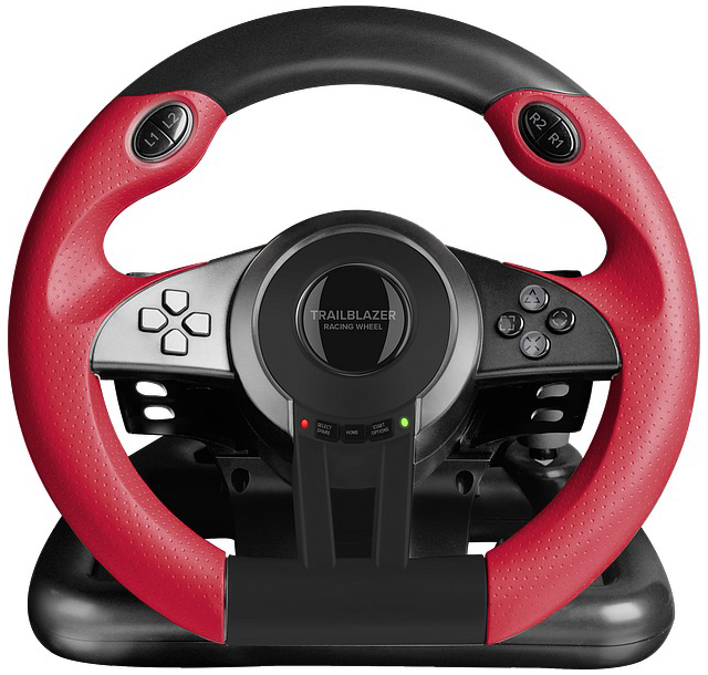 Кермо Speedlink TRAILBLAZER Racing Wheel for PS4/Xbox One/PS3/PC, Black (SL-450500-BK) - Фото 1