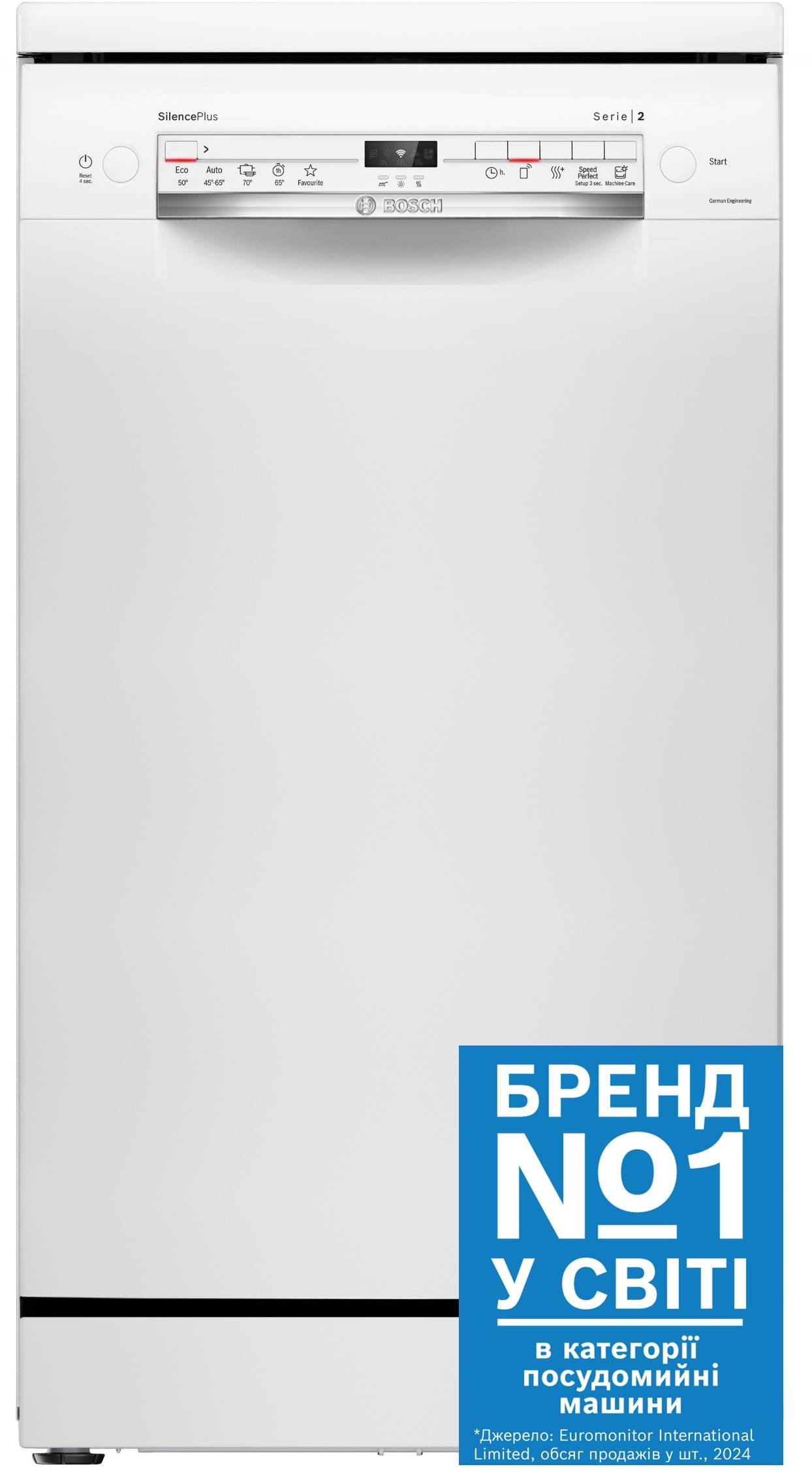 Посудомоечная машина отдельностоящая Bosch SPS2IKW04K - Фото 1