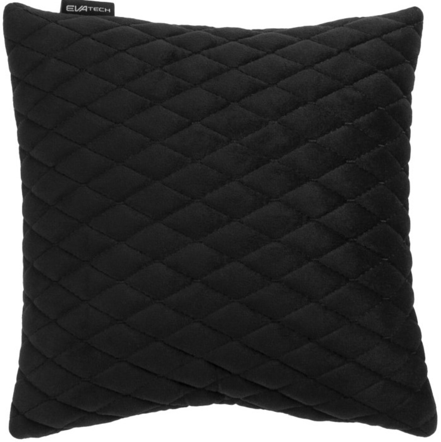 Купити Автомобільна подушка EVAtech чорна з чорною ниткою, малий ромб SPSALMRBB - Фото 1 Автомобільна подушка EVAtech чорна з чорною ниткою, малий ромб SPSALMRBB - Фото 1