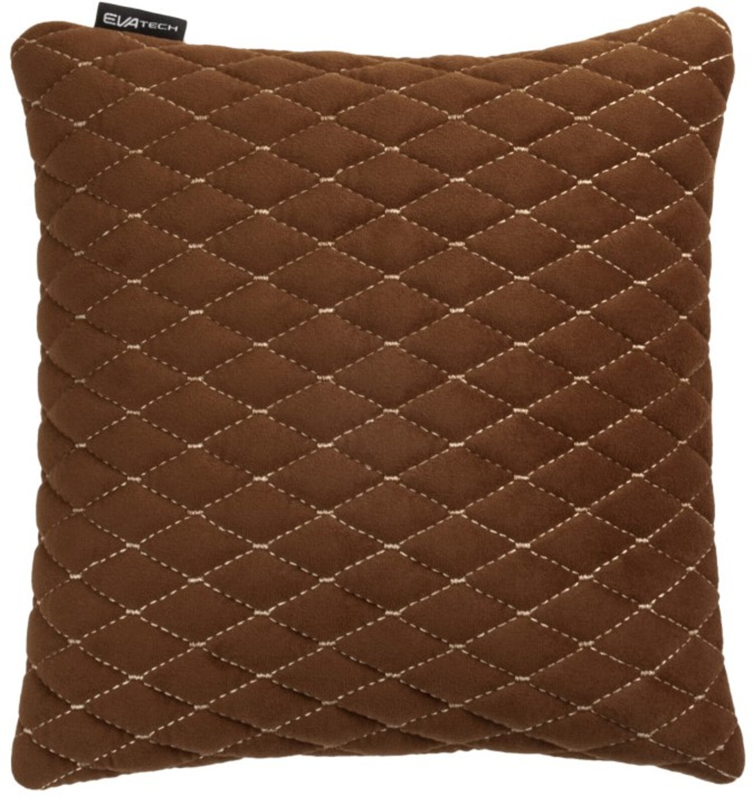 Купити Автомобільна подушка EVAtech коричнева з коричневою ниткою, малий ромб SPSALMRZZ - Фото 1 Автомобільна подушка EVAtech коричнева з коричневою ниткою, малий ромб SPSALMRZZ - Фото 1