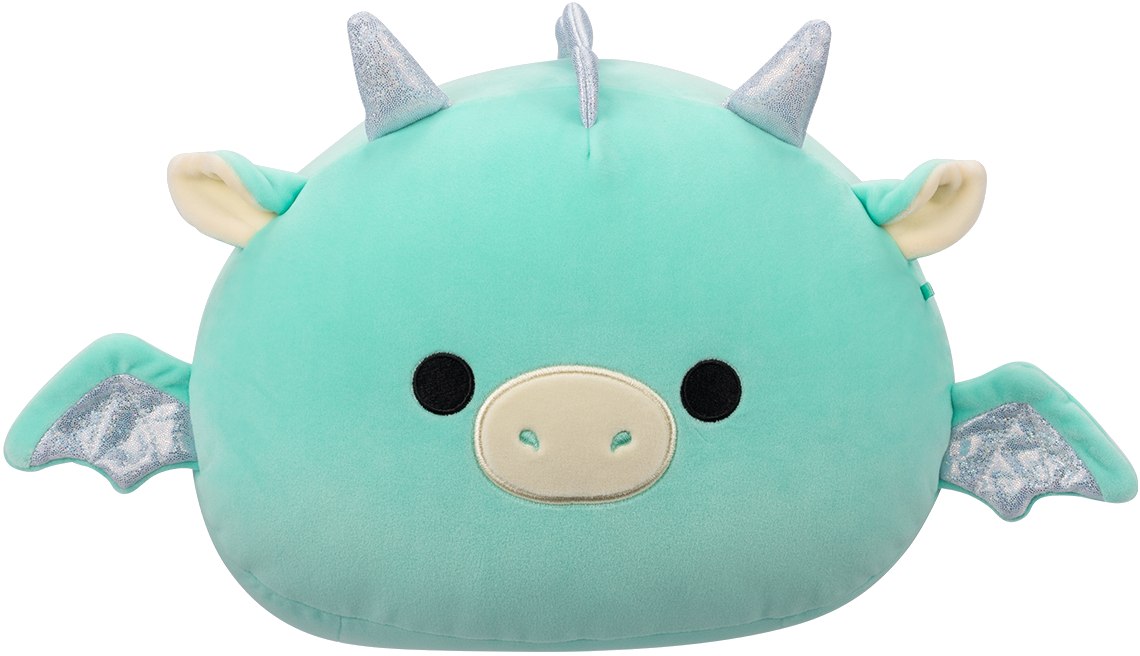 Мягкая игрушка герой SQUISHMALLOWS ДРАКОН МАЙЛЗ (30 cm) (SQCR04193) - Фото 1