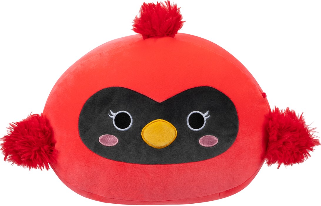 Мягкая игрушка герой SQUISHMALLOWS КРАСНЫЙ КАРДИНАЛ (30 cm) (SQCR04194) - Фото 1