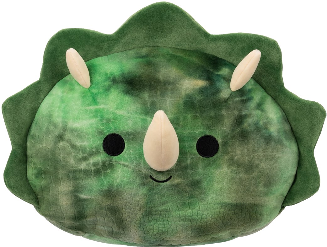 Мягкая игрушка герой SQUISHMALLOWS ТРИЦЕРАТОПС ТРЕЙ (30 cm) (SQCR04197) - Фото 1
