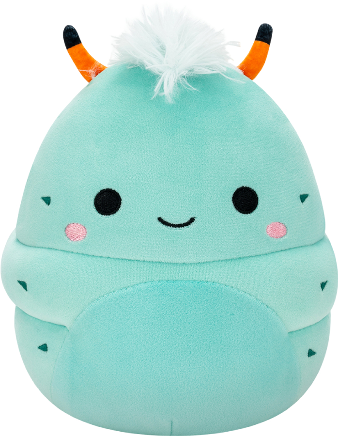 Мягкая игрушка животное SQUISHMALLOWS РОГАТАЯ ГУСЕНИЦА ОЛЬТИ 19 см (SQCR07941) - Фото 1