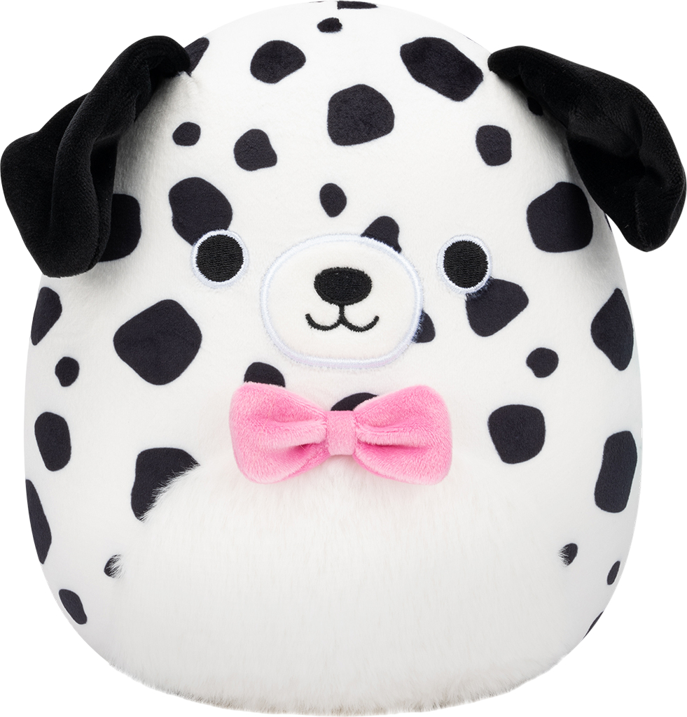Мягкая игрушка животное SQUISHMALLOWS ДАЛМАТИНЕЦ ДАСТИН 19 см (SQCR07942) - Фото 1