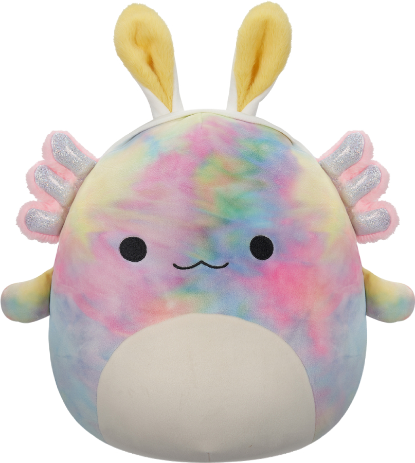 Мягкая игрушка животное SQUISHMALLOWS АКСОЛОТЛЬ ТИНЛЕЙ 30 см (SQER00847) - Фото 1