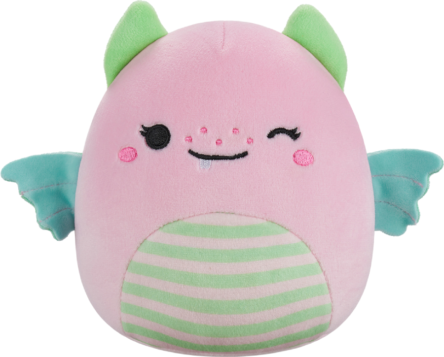 Мягкая игрушка животное SQUISHMALLOWS РОЗОВЫЙ ДИНО 19 см (SQER01212) - Фото 1