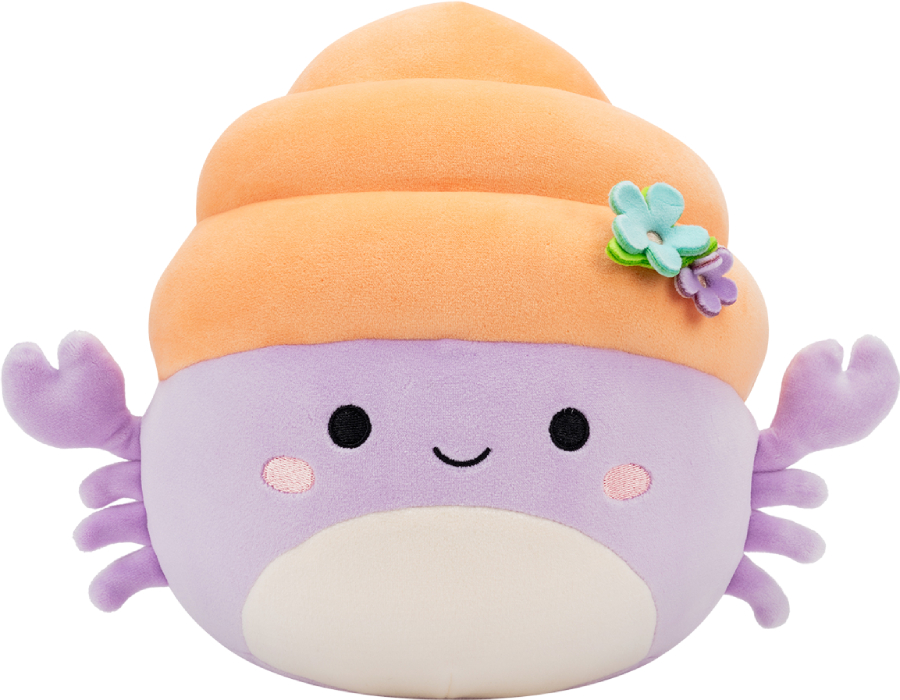 Мягкая игрушка животное SQUISHMALLOWS КРАБ-ОТШЕЛЬНИК АРКО 19 см (SQER01232) - Фото 1