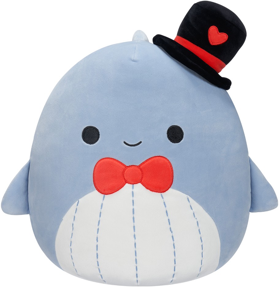 Мягкая игрушка герой SQUISHMALLOWS СИНИЙ КИТ САМИР 19 см (SQVA00838) - Фото 1