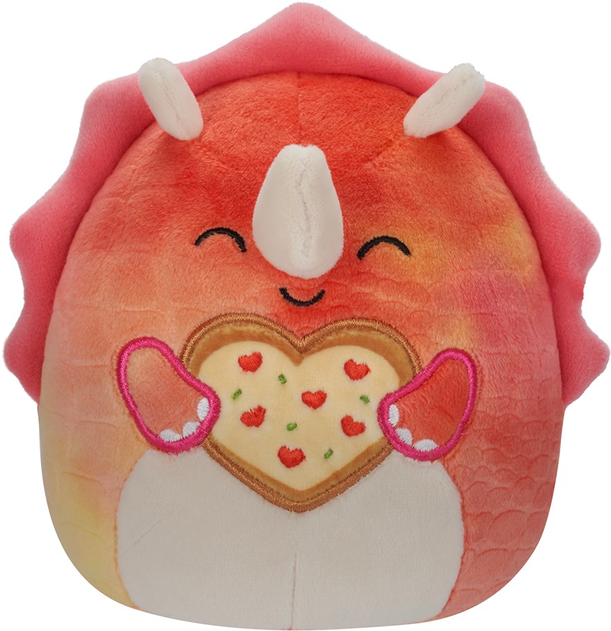 Мягкая игрушка герой SQUISHMALLOWS ТРИЦЕРАТОПС ТРИНИТИ 19 см (SQVA00857) - Фото 1