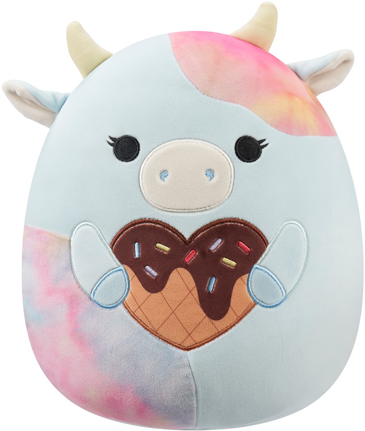 Мягкая игрушка герой SQUISHMALLOWS КОРОВКА КАЭДИЯ 19 см (SQVA00861) - Фото 1