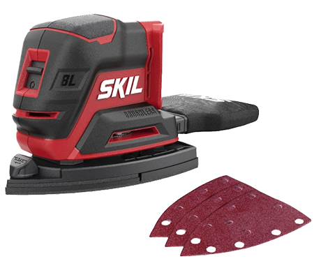 Виброшлифовочная машина Skil 3720 CC Compact 20В 151х102 мм (SR1E3720CC) - Фото 1