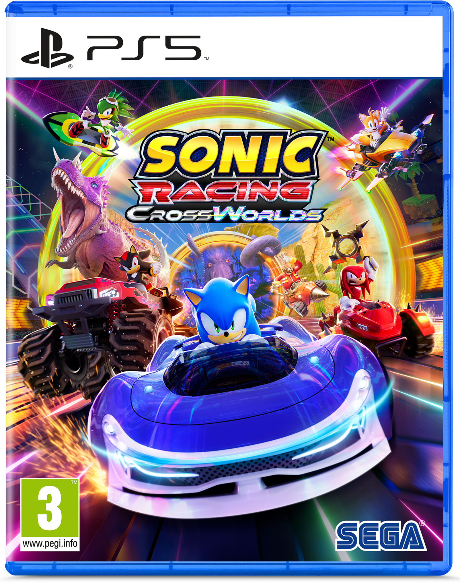 Игровой диск PS5 Sonic Racing: CrossWorlds - Фото 1