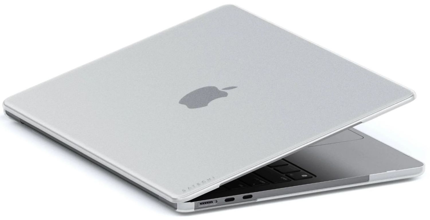 Чехол-накладка для ноутбука Satechi Eco-Hardshell Case Clear for MacBook Air 13.6" M2-M3 (ST-MBAM2CL) - Фото 1