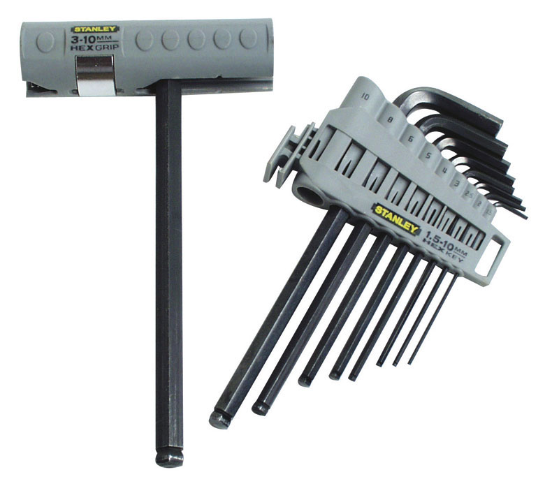 Набір шестигранних ключів Stanley Hex Grip 9 шт. (0-89-904) - Фото 1