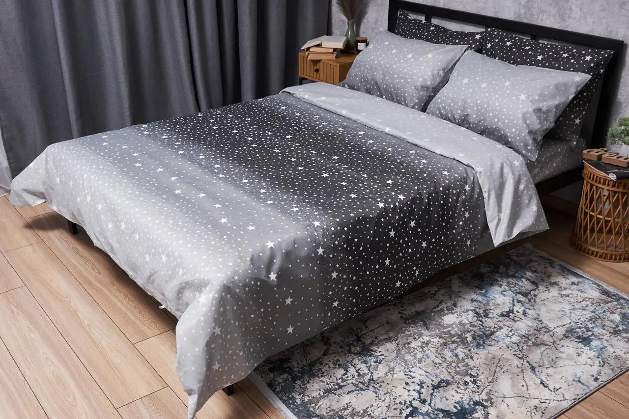 Комплект постельного белья Moon&Star Premium Starry Night 200х220 (MS-820005123) - Фото 1
