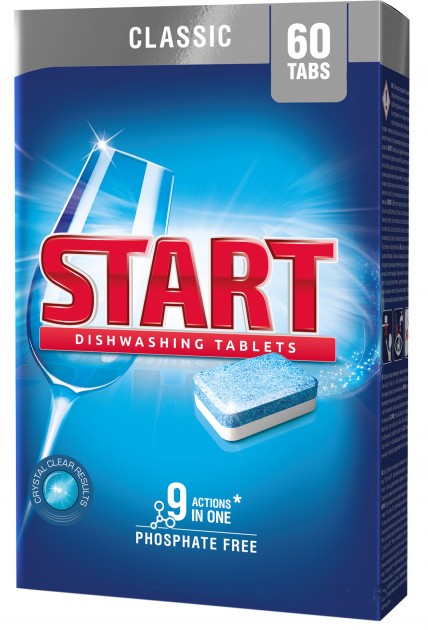 Таблетка для посудомоечной машины Start CLASSIC 60 шт - Фото 1