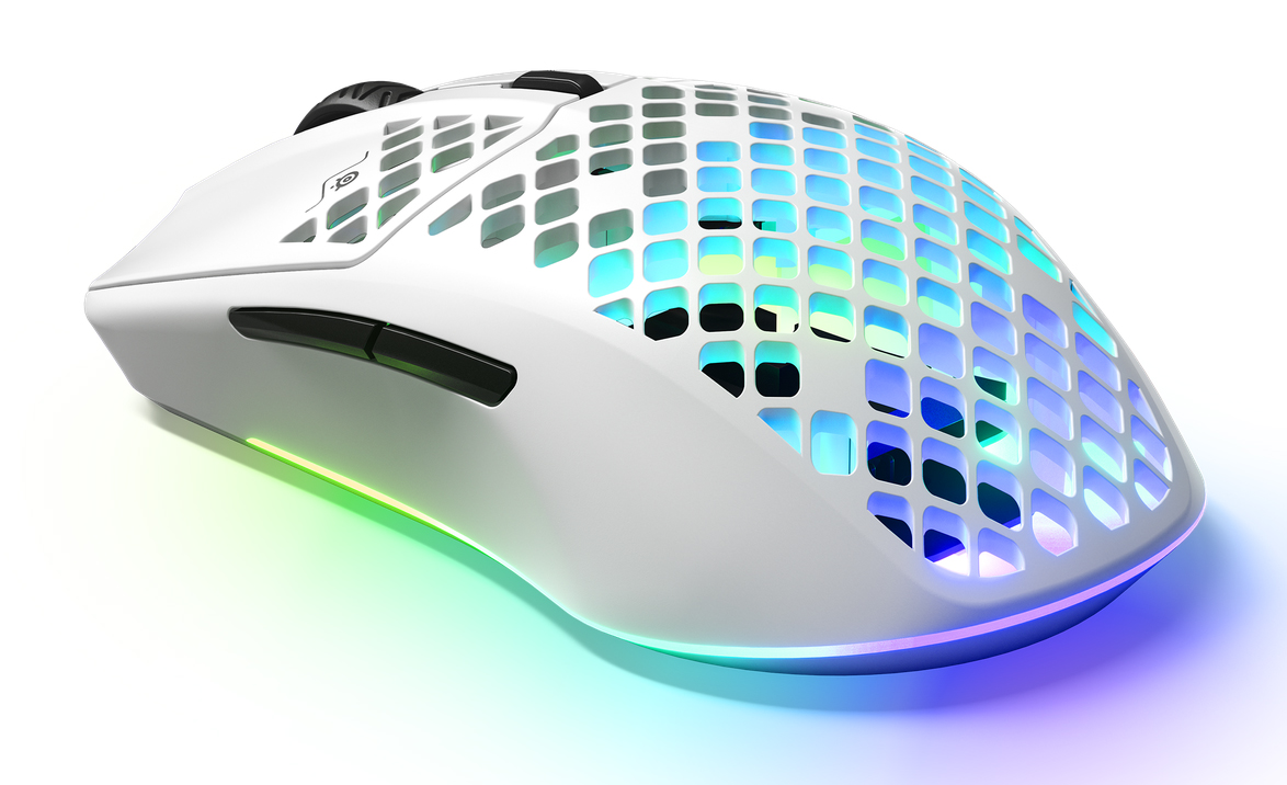 Мышь беспроводная игровая SteelSeries Aerox 3 Ghost (62610) - Фото 1
