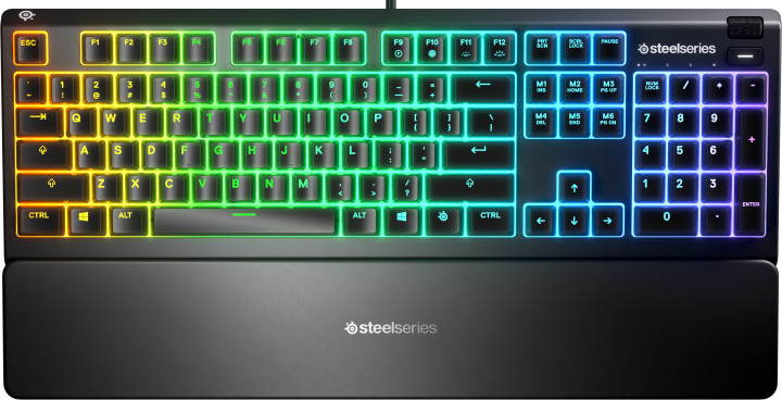 Клавиатура проводная игровая SteelSeries Apex 3 UA (64795) - Фото 1