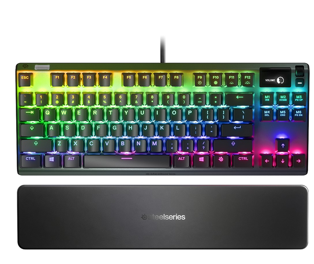 Клавиатура проводная игровая SteelSeries Apex 7 TKL Red Switches (64646) - Фото 1