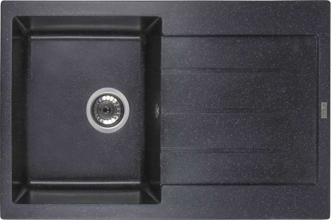 Мойка кухонная Ventolux Stella (Space Black) 765x485x200 - Фото 1