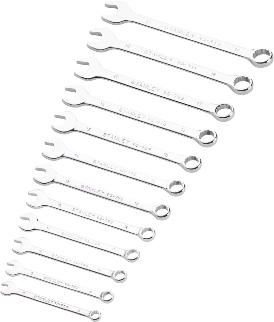 Набор комбинированных ключей Stanley STMT82843-0 - Фото 1