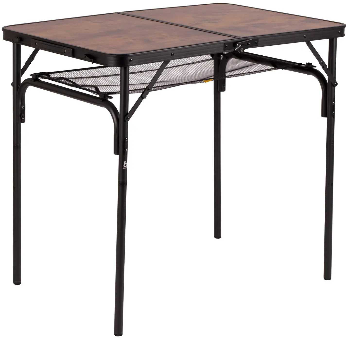 Складаний стіл Bo-camp Decatur 90x60 см Black/Wood look (1404200) - Фото 1