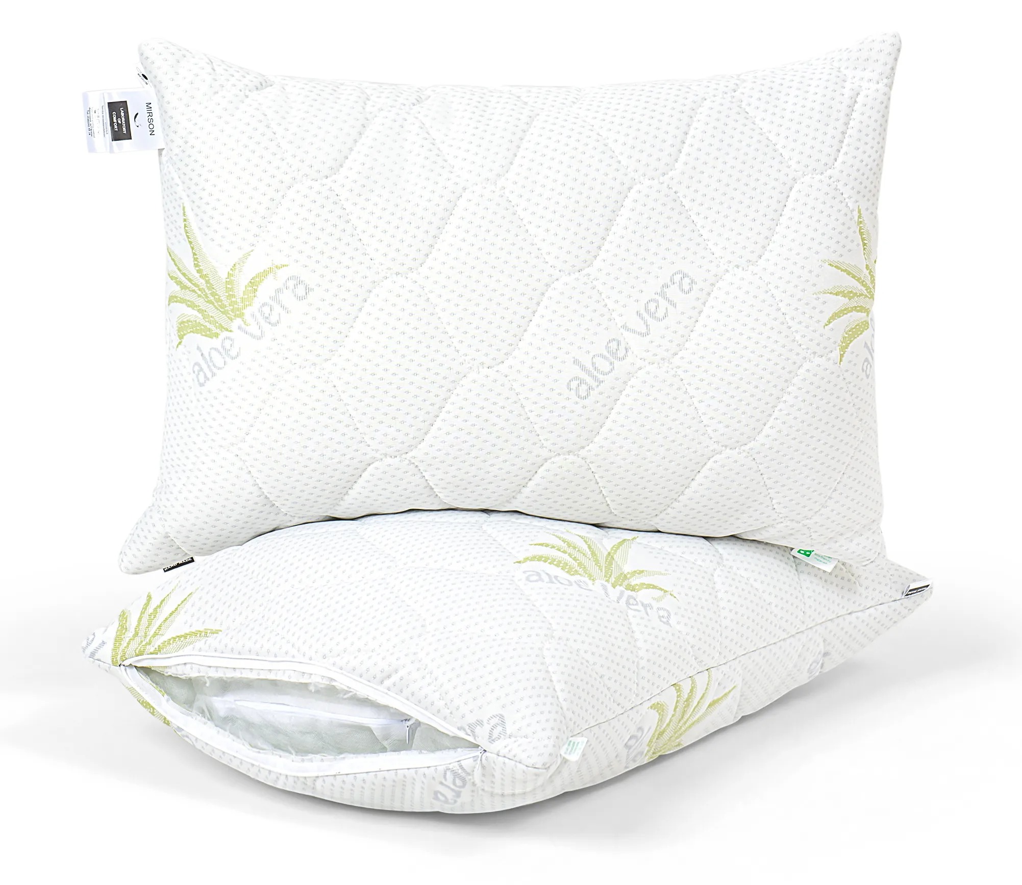 Подушка стандартна MirSon №802 Dorotea EcoSilk Hand made 40х60 см (2200003196948) - Фото 1