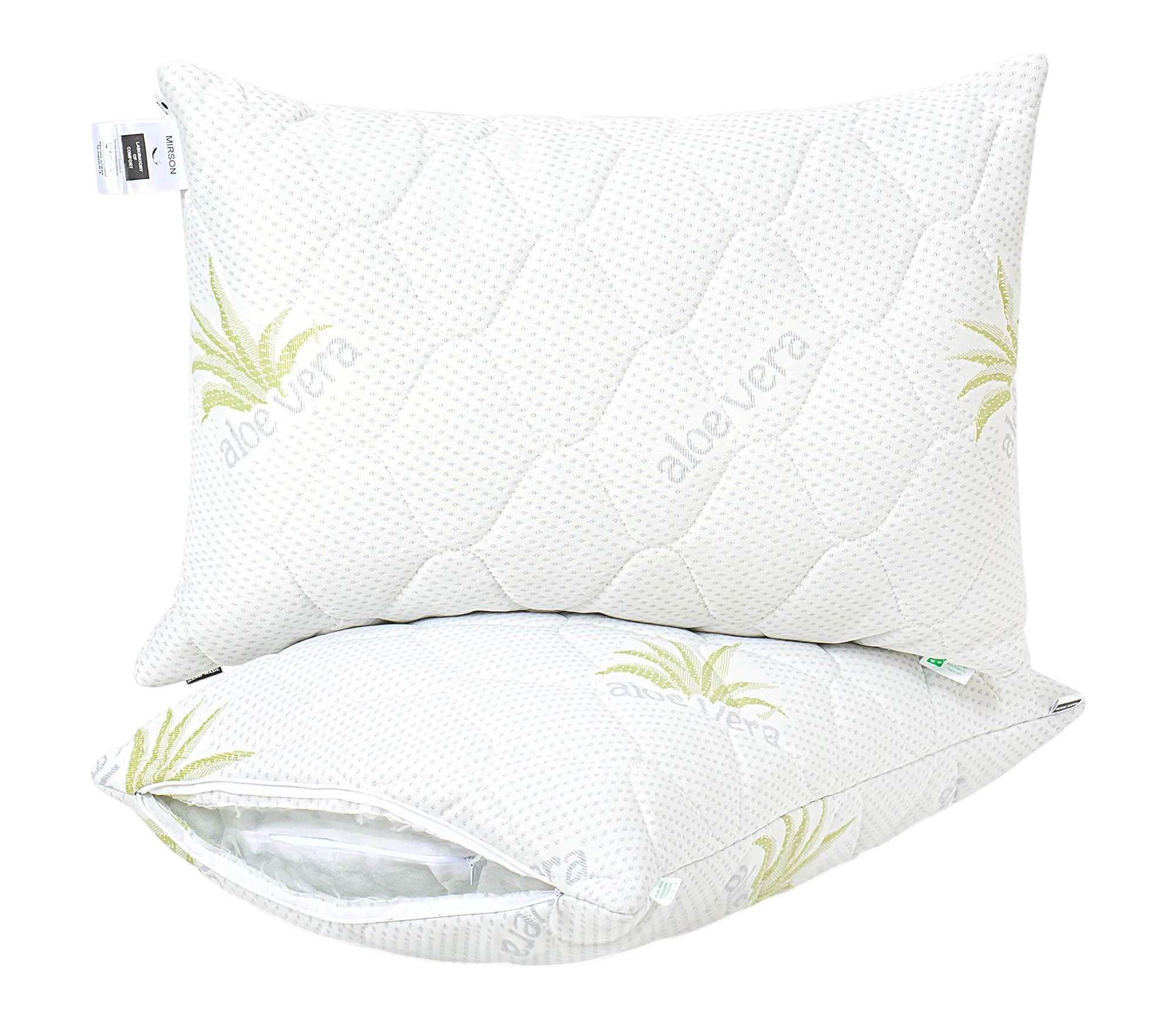 Подушка стандартна MirSon №870 Alberto з Евкаліптом Hand made Середня 60х60 см (2200003214147) - Фото 1