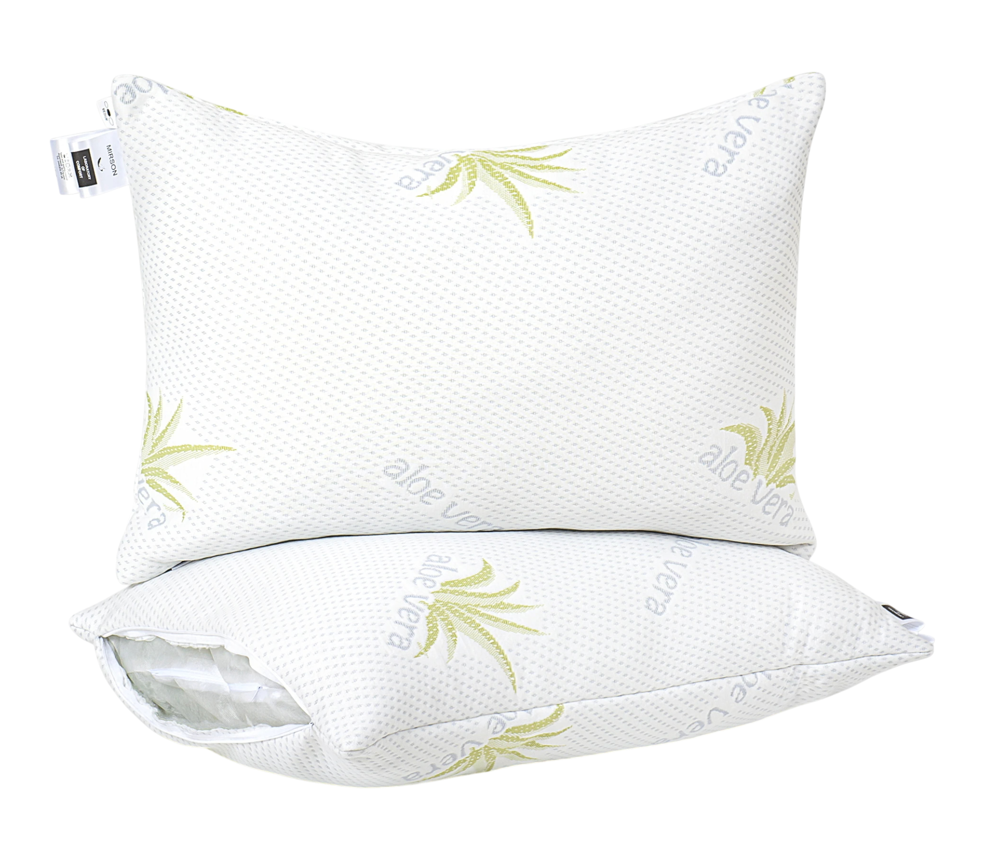 Подушка стандартна MirSon бамбукова №837 Dorotea BamBoo Hand made Середня 40х60 см (2200003198331) - Фото 1