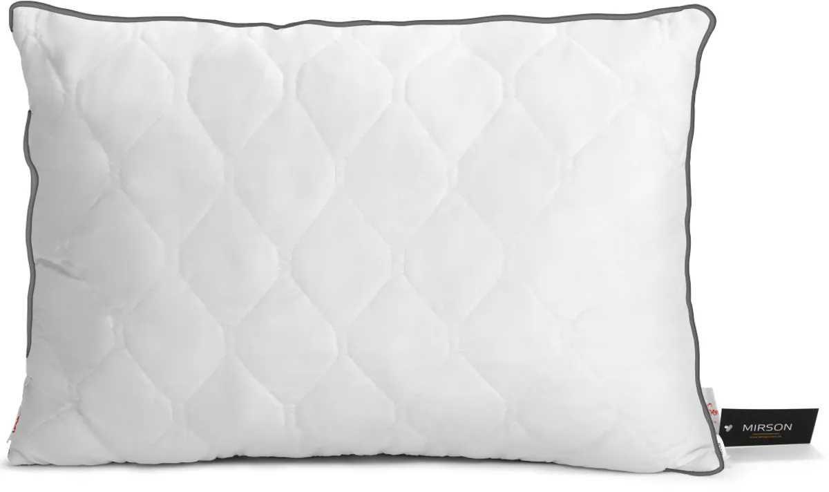 Подушка стандартна MirSon шовкова Eco Silver 0546 Середня 40х60 см (2200000393418) - Фото 1