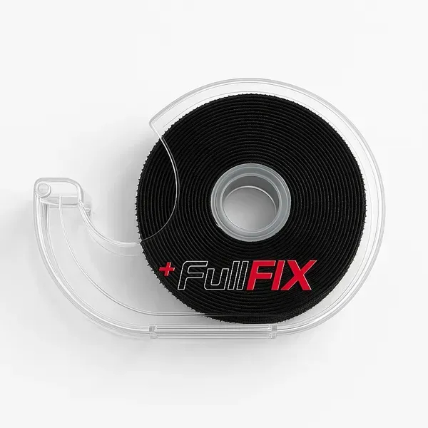 Органайзер для хранения кабелей FullFix в боксе-диспенсере 2 м Черная (HL202) - Фото 1